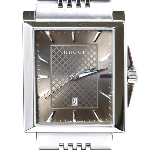 GUCCI Other - GUCCI Rectangle Watch Battery Operated YA138402 Men's